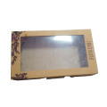 Food Grade Brown Kraft Paper Sushi Box with Clear Window